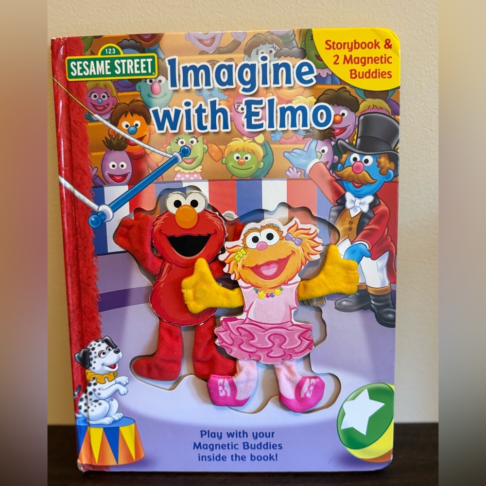 Sesame Street Elmo and Friends Magnetic Play Book